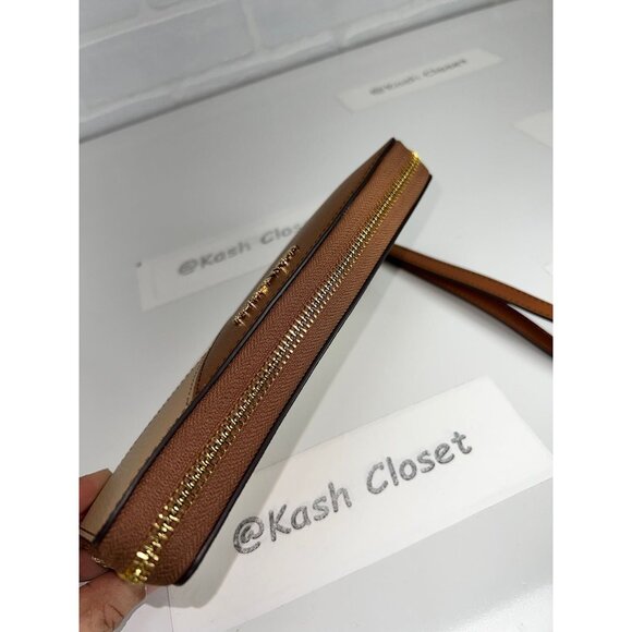 Michael Kors wristlet travel continental wristlet large wallet Luggage Multi - Picture 4 of 8